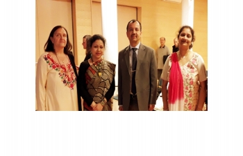 An interective session on Indian Culture and Heritage organised by the Hindi Department of Amrita Sher - Gil Cultural Centre.
